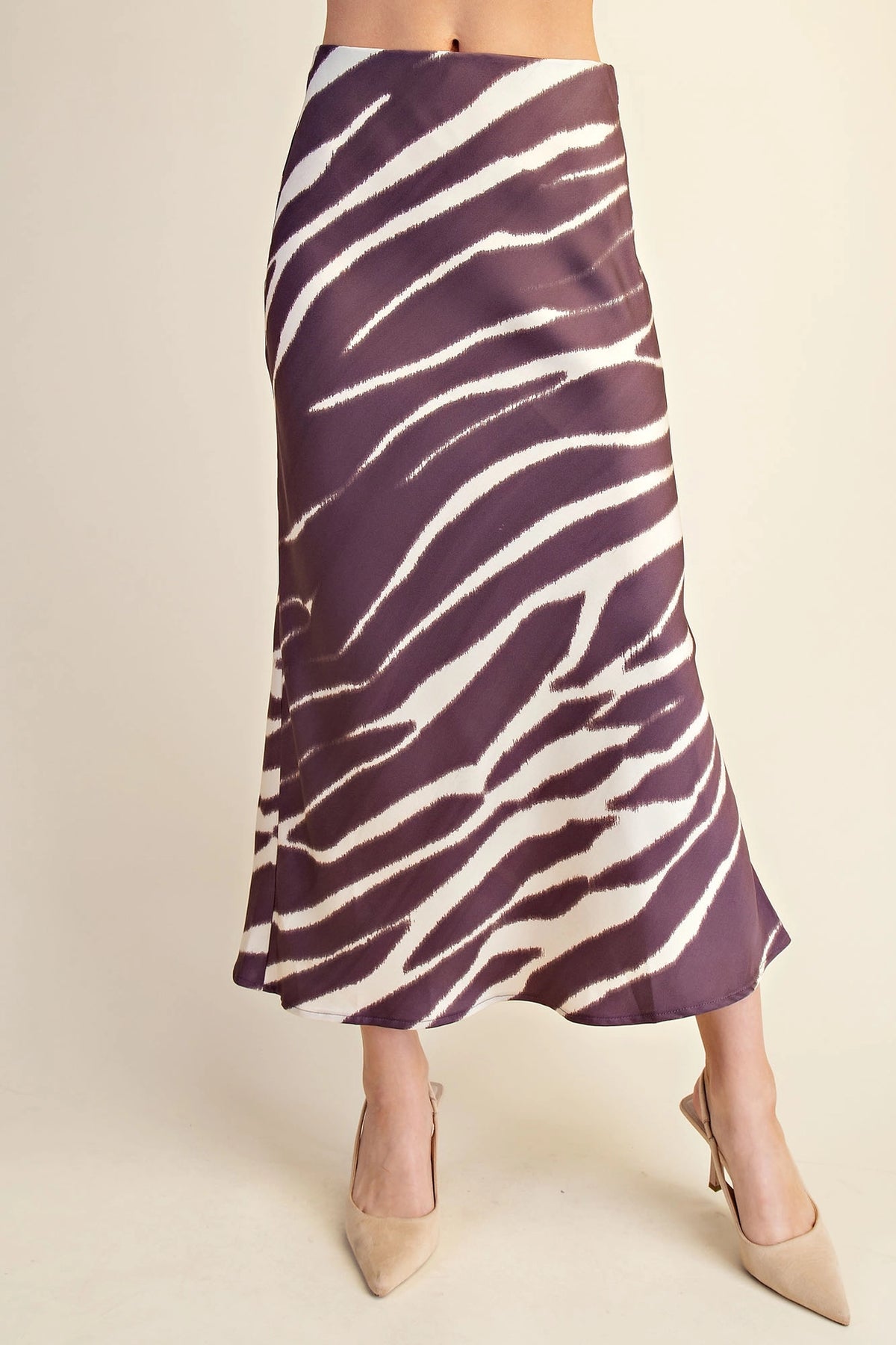 Zebra Brown Skirt