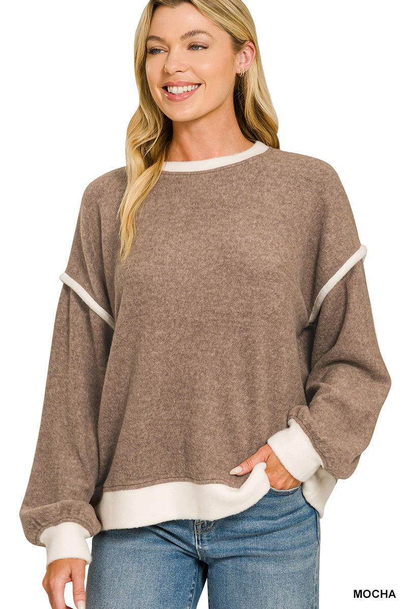 Brushed Mocha Top