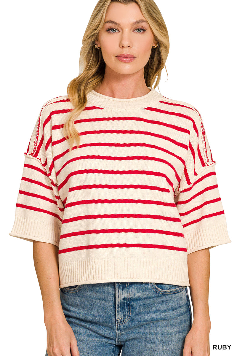 Zenana Red Sweater