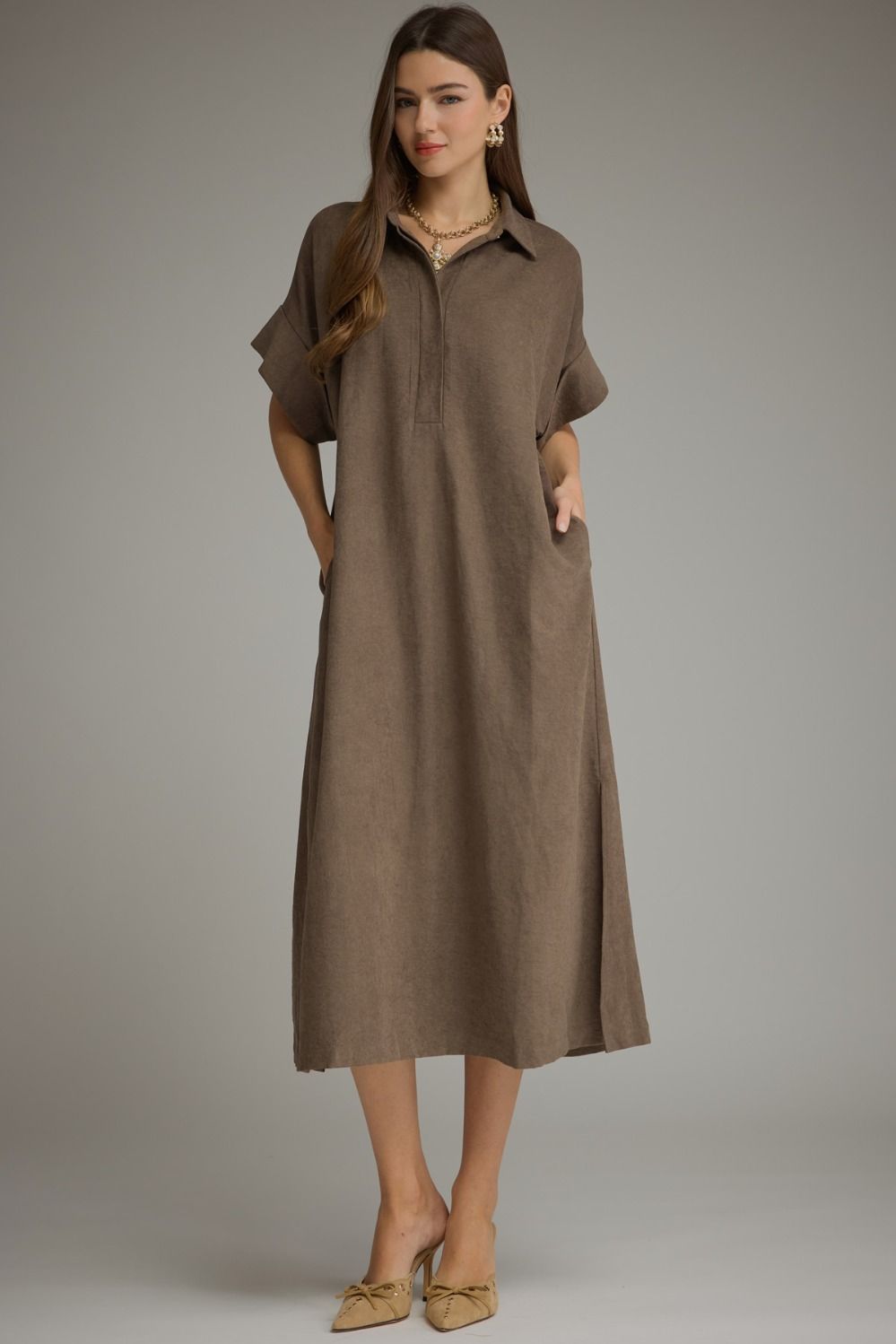 Entro Brown Dress