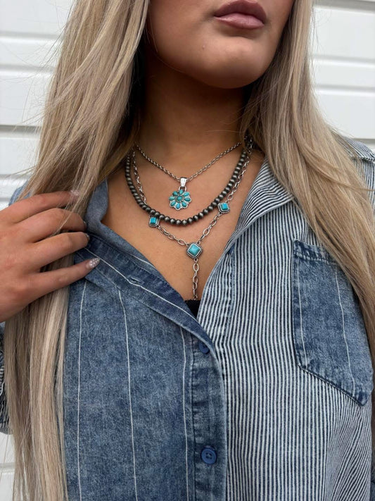 3 Layer Pendant Necklace
