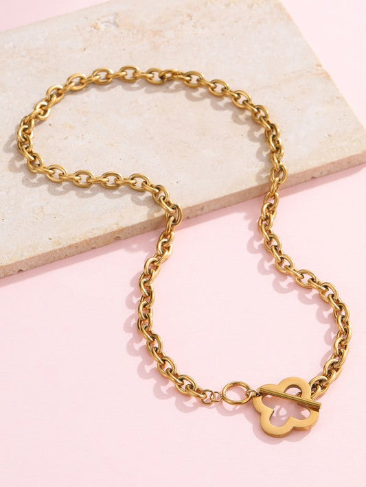 18K Clover Necklace
