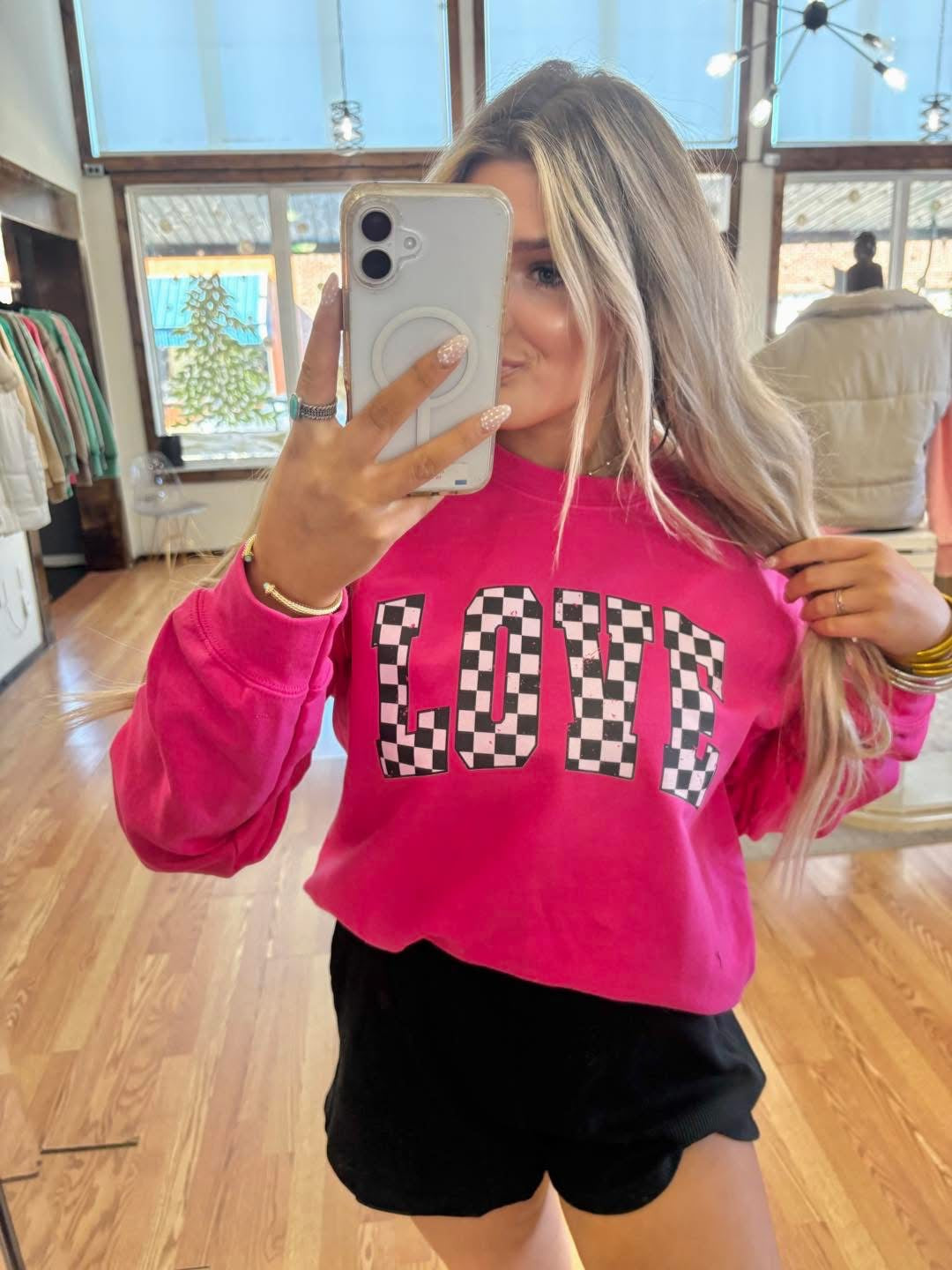 Checkered Love Gildan