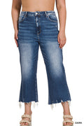 Plus Raw Hem Jean