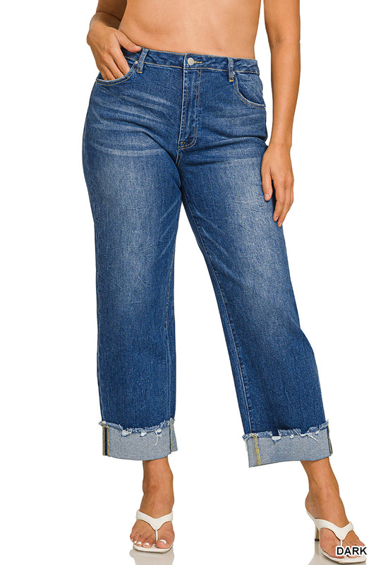 Plus Cuffed Jean