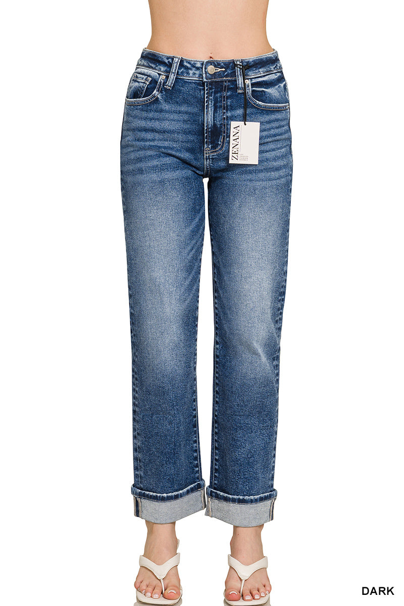 Zenana Cuff Jean – CreedMarie Boutique
