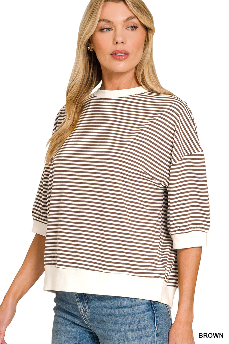 Stripe Banded Top