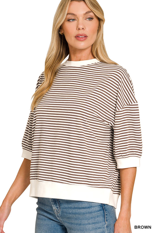 Stripe Banded Top
