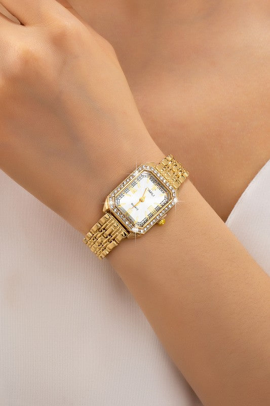 Rectangle Face Bracelet Watch