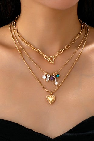 Layered Charm Necklace