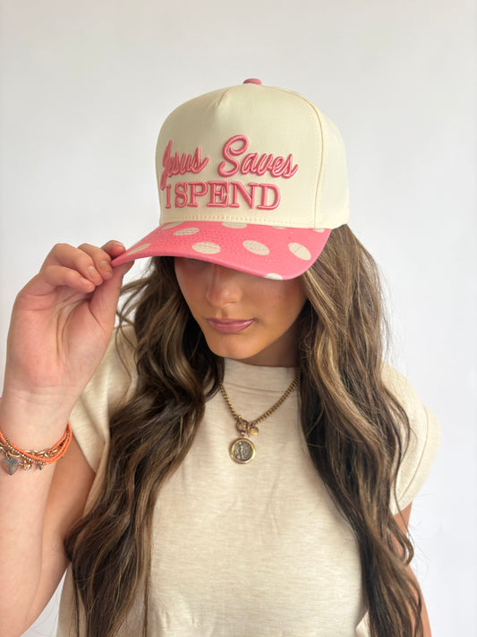 Jesus Saves I Spend Hat