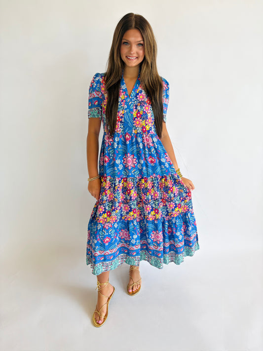 Cobalt Blue Long Dress